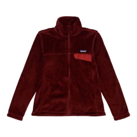 Patagonia Dark Ruby Goji Berry X-Dye Full-Zip Re-Tool Jacket Women’s Size Small - Picture 1 of 6